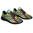 thumbnail image 6 of Kentucky Stte Bird and Flower Cardinal and Goldenrod Flower Shoes Sneakers Black Size 7.5, 6 of 7