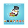 thumbnail image 4 of Costway 58 Quarts Car Refrigerator Portable RV Freezer Dual Zone w/ Wheel, 4 of 5