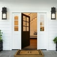 thumbnail image 5 of JONATHAN Y Cary 5.9" 1-Light Iron/Glass Traditional Modern Lantern LED Outdoor Sconce, Black (Set of 2), 5 of 9