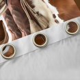 thumbnail image 4 of jejeloiu Brpwn Cowboy Boots Black Out Curtains,Rustic Cowhide Pattern Curtains Pack of 2 (42x63 Each),Cabin Farmhouse Bedroom Curtains For Boys Girls,Breathable Home Decor, 4 of 6
