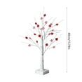 thumbnail image 3 of Lighted Valentine's Day Tree with 18 Heart Ornaments - USB/Battery Operated Decor for Home, Office, and Parties, 3 of 6