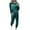 Mint Green, variant on Autumn 2 Piece Sets for Women Plus Size Loose Two-piece Sets Solid Long Sleeve Tops Casual Pants Sweatsuit