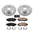 thumbnail image 3 of PowerStop Front Z23 Evolution Sport Carbon-Fiber Ceramic Brake Pad and Drilled & Slotted Rotor Kit Fits: SUZUKI Select Models K5894, 3 of 10