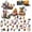 Halloween A, variant on 31-Day Halloween Advent Calendar 2026, 6in Haunted House Building Blocks Set for Adults Teens