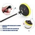 thumbnail image 6 of Drill brush Power Scrubber Bathroom Cleaning Kit, with Pad Sponge and Extend Attachment, 12 Pieces Drill Brush Attachment Set,  for Cleaning - Bathroom, Kitchen, 6 of 7