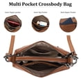 thumbnail image 5 of GAEKEAO Women’s Small Crossbody Bag Vegan Leather Shoulder Purse Adjustable Strap Compact Travel Handbag for Daily Use, 5 of 7