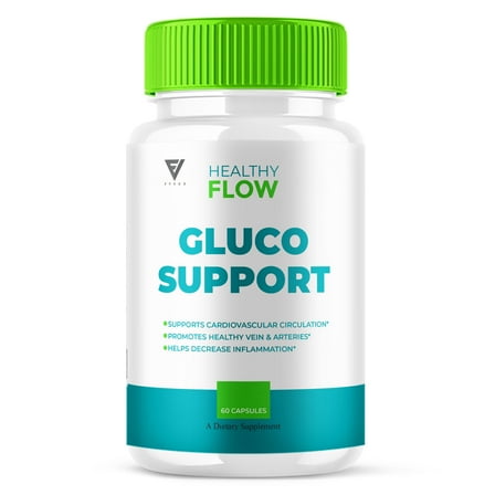 Healthy Flow Gluco Support HealthyFlow Glycogen Pills (60 Capsules)