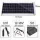 thumbnail image 4 of 300W 12V Solar Panel Kit - 300 Watt 12 Volt Off-Grid System with 10A-60A Controller, 4 of 5