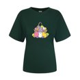 thumbnail image 3 of Daisyyozoid T-Shirt de Pâques pour Femmes, Imprimé Mignon Bunny, Manches Courtes Décontractées, 3 of 4