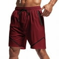 thumbnail image 3 of Mgmyaa Mens Summer Shorts Elastic Waist Casual Sports with Zipper Pockets, 3 of 8
