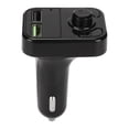 thumbnail image 3 of Transmisor FM, adaptador para coche, apagado automático, memoria, luz ambiental colorida, carga USB, cargador para coche X3S, 3 of 14