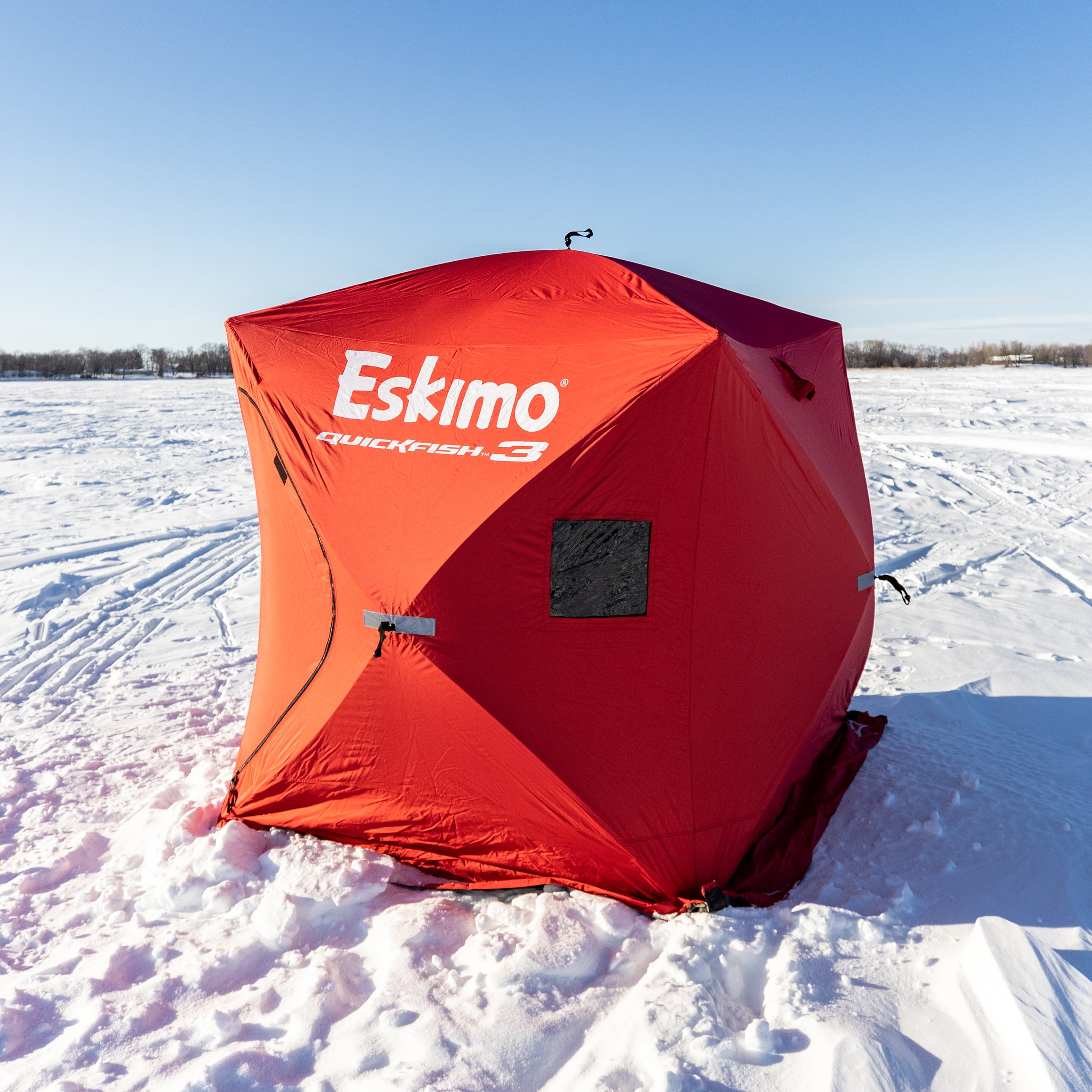 Eskimo Wide 1 XR Thermal, Sled Shelter, Insulated, Red/Black, 1