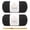 Black, variant on BATELO 2 Pack T-Shirt Yarn Crochet Yarn for Beginner Crochet Bags/Basket/Coaster,Tshirt Yarn 400g/144yds High Elastic Thick Yarn Polyester Fabric(Black)