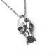 thumbnail image 5 of European and American Fashion Vintage Necklace Domineering Hollow Skull Pendant Titanium Steel Stainless Steel Pendant Men s Personality, 5 of 5
