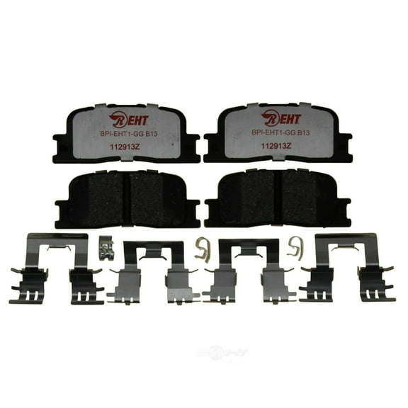 Raybestos BPIEHT885H : Front Semi-Metallic Brake Pads, 4 Pack