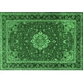thumbnail image 1 of Ahgly Company Indoor Rectangle Medallion Emerald Green Traditional Area Rugs, 3' x 5', 1 of 4
