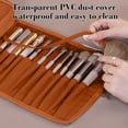 thumbnail image 4 of Deeceymbur Makeup Brush Holder Roll Bag Multiple Compartments Portable Foldable Travel Cosmetic Brush Toiletries Organizer, 4 of 6