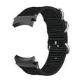 thumbnail image 3 of jesticaly Cloth Durable Smartwatch Band Replacement Strap Compatible With Men S Sports Watches Comfortable pure black No.2, 3 of 6