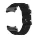 thumbnail image 4 of Injueey Correa duradera del reemplazo de la banda de Smartwatch del paño compatible con los relojes deportivos de los hombres resistentes Electrónica negro puro No.2, 4 of 6
