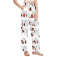 thumbnail image 2 of FORMRS Women's Pajama Pants with Pockets Soft Comfy Loungewear Sleep Bottom, Sizes S-2XL, Cartoon Red Houses, 2 of 8