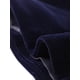 thumbnail image 4 of Blusa De Terciopelo De Color Sólido De Manga Larga Con Cuello Cuadrado Y Traje Navideño Para Mujer Azul Profundo M, 4 of 5