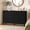 Black, variant on 7 Drawer Dresser for Bedroom, 53" Wide Modern Wooden Chest of Drawers with Metal Handles, Painted Surface, Sturdy and Stable Storage Cabinet for Living Room, Beige