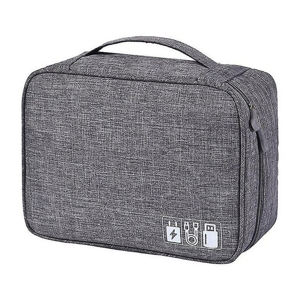 Bluelans portátil impermeable USB cargador de cable bolsa de almacenamiento de accesorios electrónicos