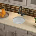thumbnail image 2 of Elkay ELG16FBWH0 Elkay Quartz Classic 18-1/8" x 18-1/8" x 7-1/2", Single Bowl Dual Mount Bar Sink, White, 2 of 3