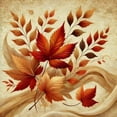 thumbnail image 5 of Autumn Leaves Shower Curtain, Fall Bathroom Decor, High-Quality Fabric, Multi-Size Options, Home Decoration, 5 of 10
