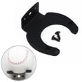 thumbnail image 2 of Black Baseball Bat Display Hanger Holder Wall Mounted Rack, 2 of 5