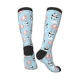 thumbnail image 4 of Balery Cute Panda Flying In The Sky Fun Novelty Socks Men'S Women'S Crew Socks Funny Crazy Novelty Socks Quirky And Cool Socks, 4 of 9