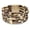 khaki, variant on PU leather bracelet, fashion leopard print bracelet