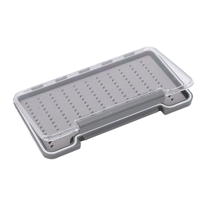 Fly Fishing Lure Box,Lightweight Portable Transparent ABS Shell Fishing Container Fishing Tackle Hooks Box