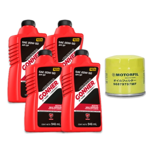 Kit De Cambio Aceite Aveo Chevy Corsa Optra Tornado 20w50