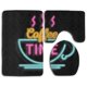 thumbnail image 1 of ABPHQTO Hora de cafe Juego de alfombras de baño de 3 piezas Alfombra de baño Alfombra de contorno y tapa de inodoro, 1 of 2