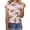 Z1-Purple, variant on CHENge Womens T-Shirts Graphic Tees Scoop Neck 1/4 Sleeve Vintage Breathable Tops for Women 2026 Letter Print Spring Summer T Shirts Cute Casual Tops Workout Clothes