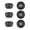black small size, variant on 2pcs Comfortable Memory Foam Eartips for Secures Fit and Noise Reductions for Buds 3Pro Users Enhances Stability