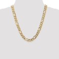 thumbnail image 4 of 14K Yellow Gold Figaro Chain Styles Necklace 10 mm Flat 22 inch, 4 of 4