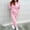 Pink women's 2 piece sweatsuit set a1, variant on Women's 2 Piece Sweatsuit Set Casual Long Sleeve Hoodie Elastic Waisted Sweatpants Loungewear Matching Tracksuit Outfits Cozy Lounge Sets Airport Travel Clothes, Red S
