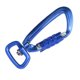 thumbnail image 4 of Mosquetón con cierre automático y base cuadrada con rotación de 360 grados, accesorio para correas de perro, hamacas y mochilas (azul), 4 of 14