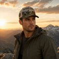 thumbnail image 3 of SHJHENG Parks Adventure Collection Baseball Cap Vintage Wildlife Graphic Trucker Hat Outdoor Nature Scene Embroidered Hat With Bear, 3 of 4