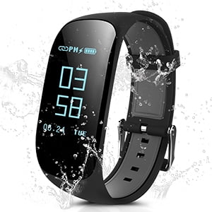 Grtsunsea Fitness Tracker Watch, Z17 Smart Band Watch Bracelet Activity Tracker with Pedometer Sleep Monitoring/GPS Track/Reminder Sedentary Reminder for Android IOS Birthday