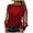Red, variant on Women's Sparkly Shirts Sheer Mesh Long Sleeve Valentines Day Tops Sequin Glitter Loose Tunic Y2k Blouses, 2XL Red