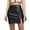 Black, variant on TSADFHJI Black Skirt Plus Size Short 2023 Fashion Split Pu Leather Zipper Skirt Sexy High Waist A Line Solid Color Wrap Skirt Women's Dress M Black