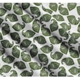 thumbnail image 3 of Soimoi White Cotton Poplin Fabric Green Paisley Decor Fabric Printed Yard 42 Inch Wide, 3 of 7