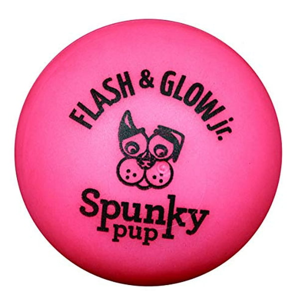 Spunky Pup Flash & Glow Jr. Dog Ball Toy