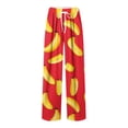 thumbnail image 4 of Styesk Men's Pants Men Printing Elastic Waist Draw Rope Pocket Full Length Pants, 4 of 6