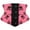 Hot Pink, variant on Pink Corset Shapewear For Women Skull Print Tummy Control Waist Trainer Belt Punk Gothic Colorblock Double Boned Waist Cinching Body Shaper Pirate Corset S