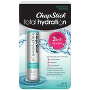 ChapStick Total Hydration Soothing Oasis Moisturizing Lip Balm Tube, 0.12 Oz