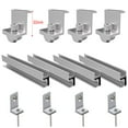 thumbnail image 1 of LEFU Kit de Rail de Montage pour Panneau Solaire Profil en Aluminium Module PV Système de Rack pour Toits Plats et Métalliques - Pinces d'Extrémité, Pinces Centrales, Angles en L Inclus, 1 of 10